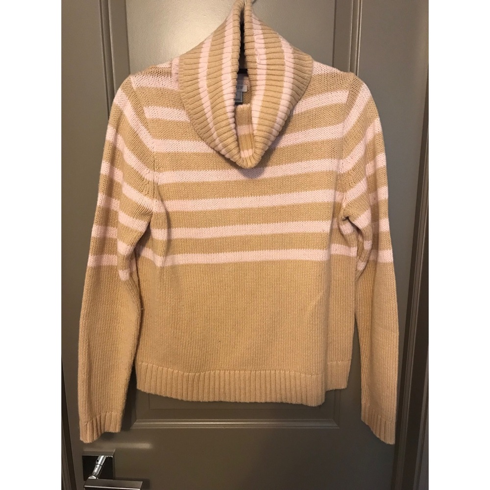J. Crew Striped Turtleneck Sweater